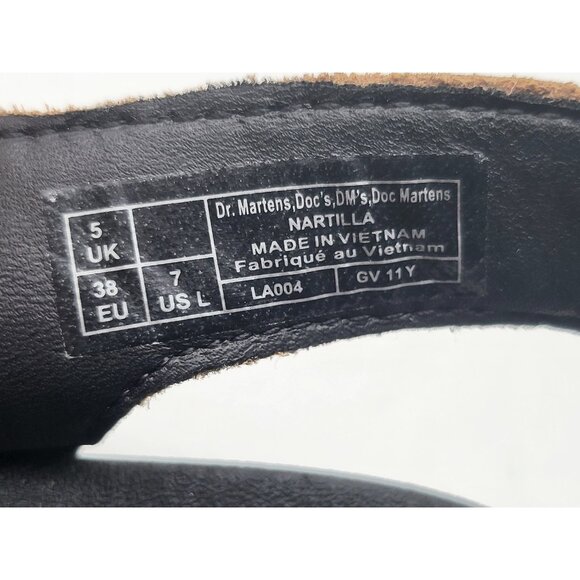 Dr. Martens Nartilla Shoes Womens Size 7 Gladiator‎ Platform Sandals Leather - Picture 8 of 10